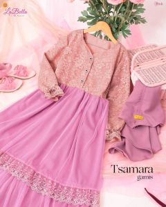 GAMIS TSAMARA BY LABELLA | GAMIS BRUKAT TUTU | READY STOCK