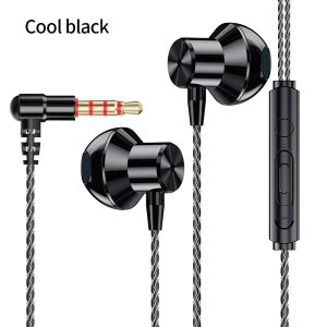 EARDECO 3.5mm Wired Headphones with Microphone Sport Headphone Headset Bass Wired Earphone In-ear Headphones Noise Canceling