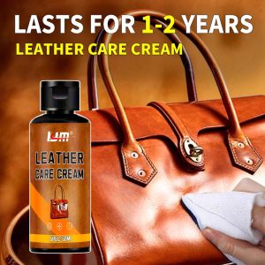 KJM Automotive Leather Nourishing Conditioner Cream Car Seat Sofa Purse Revitalizer Anti-dry Polishing Protective Care Lotion