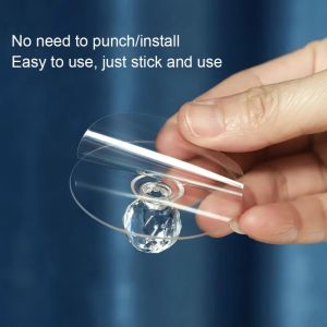 4Pcs Diamond Shape Crystal Cabinet Pull Transparent Self-adhesive Kitchen Cupboard Wardrobe Drawer Handle Hardware Toilet Lid Lifter