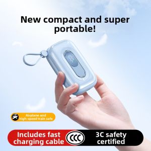 sibirskaya | Fast Charging Large Capacity 20000mAh Thin Portable Self-with Cable Mobile Power Bank