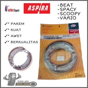 Kampas rem belakang original aspira H2-43130-KZL-1700 Honda beatVarioSPACYScoopyVerza.