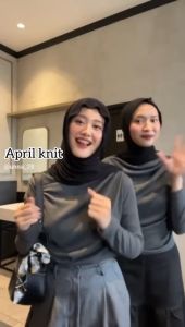 Mengenal ORLO I APRIL TOP: Atasan Knit Wanita Korean Style