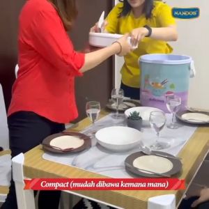 GRATIS CENTONG! TERMOS NASI TEMPAT NASI TERMOS ES TERMOS MURAH NAIBA 3130 RICE BUCKET 30 LITER TEMPAT NASI NAIBA 3130 Kapasitas Besar Termos Design Kontemporer Termos Nasi - Lazada