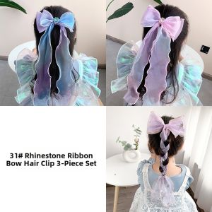 WAMEN | Aesthetic Frozen Princess Hair Accessories Non-damaging