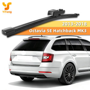 Yitong Fit For Skoda Octavia 5E Hatchback MK3 2013-2018 Rear Wiper Blade Natural Rubber Streak Free Silent Replacement Parts