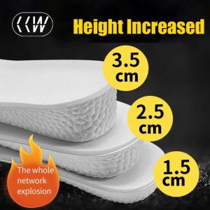 CCW 1Pair EVA Heightening Insole Sports Insole for Men Women Invisible Increase Insole Arch Support Heel Cushioning Pad Sole Pad