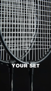 Elite Velocity 2-Player Badminton Set with Carry Bag