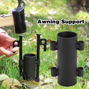Tent Pole Stable Flysheet Pole Fixed Tool Tarp Awning Pole Support Stander Camping Canopy Rod Holder