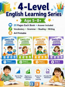 Cambridge English Kids Levelled Workbook Series|4 Books for Step-by-Step Learning