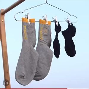 40pcs Stainless Steel Windproof For Coat Pants Laundry Washing Clothing Household Pegs Sealing Clip