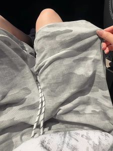 Quần Short Nam Ice Silk Camouflage Mỏng Nhanh Khô Quần Thể Thao Thường Ngày Ống Thẳng Bãi Biển Năm Điểm Quần Short Mùa Hè