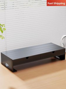 evesigar | Adjustable Desk Riser Shelf Drawer Organizer