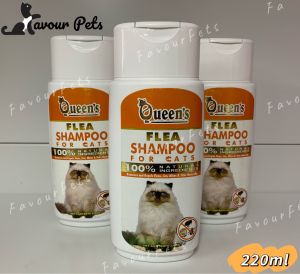 QUEEN’S FLEA SHAMPOO / SYAMPU KUTU / 220ML / FOR CAT