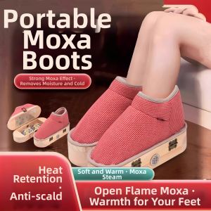 Foot Moxibustion Therapy Device Warm Shoes