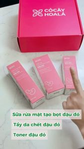 Sữa Rửa Mặt Đậu Đỏ 150ml Hãng Cỏ Cây Hoa Lá Giúp làm sạch sâu cấp ẩm dưỡng trắng da Sữa Rửa Mặt Cho Da Nhờn Nhạy Cảm - Lazada