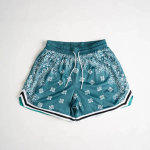 NEW summer digital printed cashew flower men shorts basketball sports shorts Man/woman running training pants Mens sweatpants