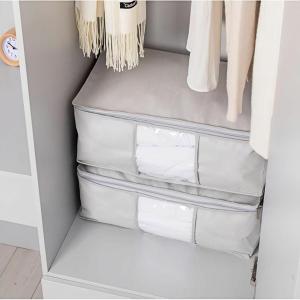 Foldable Storage Bags for Clothes and Comforters - Extra Large Capacity for Moving and Packing
