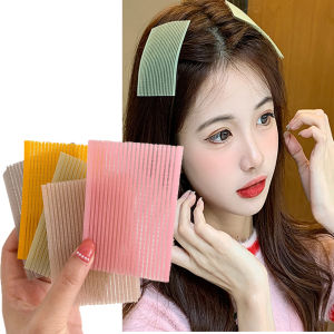 10 ชิ้นสีทึบ Bangs Magic วางโพสต์สติกเกอร์ผมคลิปผู้หญิงล้างหน้าแต่งหน้า Velcro Patch อุปกรณ์เสริมผมจัดแต่งทรงผมเครื่องมือ