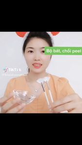 Bát thủy tinh nhỏ to đựng tinh dầu bát nhựa mica chiết kem trong spa dưỡng sinh