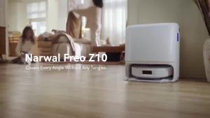 【NEW】Narwal Freo Z10  Robot Vacuum Mop Cleaner | Dual Tangle-Free | MopExtend & EdgeSwing Technology | 45-75°C Adaptive Hot-Water Mop Washing & Drying | Smart Mapping | Automatic Detergent Dispensing | App & Voice Control
