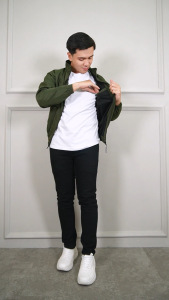 Jaket Parasut Pria Cargo Drawstring rubber outdoor Taslan All varian  size M L XL