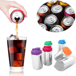 Beer Bottle Lid Leak-proof Good-sealing Cover Food Grade BPA Free Sealing Silicone Tin Can Soda Cola Lid Kitchen Gadgets