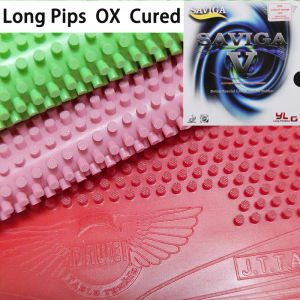 DAWEI SAVIGA V Colorful Table Tennis Rubber Long Pimples OX Cured Pink Green Blue Ping Pong Rubber Without Sponge ITTF Approved