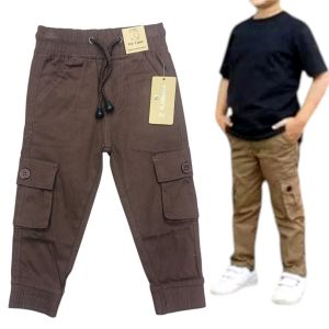 SELUER CARGO PANT KANAK KANAK SIZE (2Y -12Y) 100% COTTON