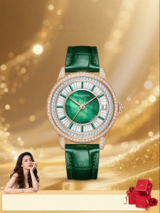 Shanghai | Mothers Day Gift Metro Series Automatic Mechanical Watch with Crystal Diamonds Water-resistant