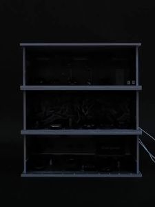 1/64 Simulated Parking Lot Model Miniature Scene Parking Lot PVC Assembly with Light Parking Space Model Display Frame