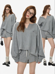 Turn Signal | Fashion V-Neck Casual Sporty Suit