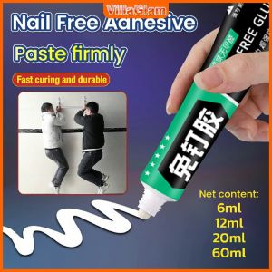 Strong Nail Free Adhesive Super Glue Quick-Drying No-Punch Adhesive For Plastic Glass Metal