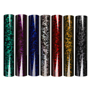 Seemetal Xe sợi carbon màng bảo vệ Pet Bóng Giả Mạo Bọc Sticker tự dính Xe Máy xe máy xe ô tô Decal Bọc