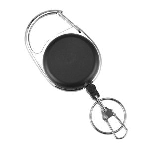 QAJTAO Measuring Tape with Scale Extendable Buckle Alloy Frame Easy to Pull Outdoor Sports Keychain Measuring Fish Ruler