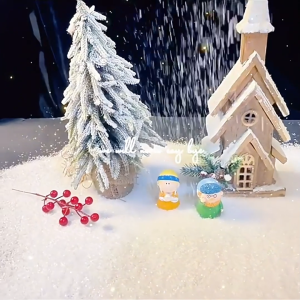 Artificial snow Fake Snow Magic Artificial Simulated Snow Instant Christmas Decorations Artificial Dry Snow
