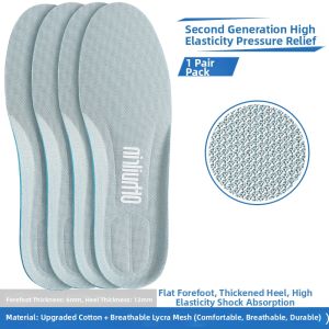 FASHEHAN | Shock Absorption Pain Prevention Insoles for Long Standing