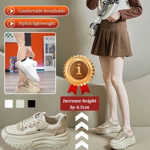 Platform Height-Increasing Womens Shoes Thick-soled Versatile Casual Dad Platform Shoes