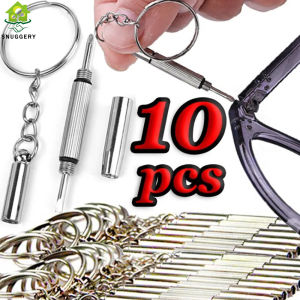 แว่นสายตาสแตนเลสแบบ3 In 1แว่นตาไขควงเเว่นตาคอมพิวเตอร์อุปกรณ์ซ่อมพวงกุญแจนาฬิกาไขควง