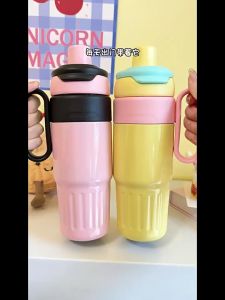 ขวดเยติ แก้วเก็บเย็น 316 สแตนเลสสตีล กระบอกน้ำเยติ ความจุสูง แบบใหม่มีที่จับ แก้วน้ำเก็บอุณหภูมิ