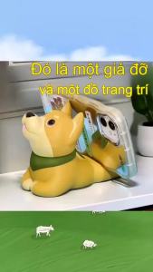 OUHOE | Cute Vinyl Phone Holder Animal Shape Cartoon Cell Phone Stand Smartphone Desk Holder Home Decoration