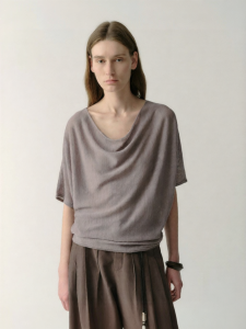 INSIS FEMME | Casual Flax Linen Loose Short Sleeve Top