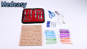 Medical Suture Practice Kit With Large Silicone Lip Suture Pad