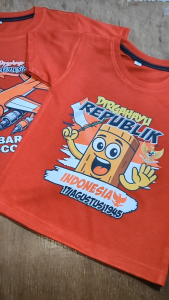 Baju Kaos Anak Laki-Laki Kemerdekaan Indonesia 17 Agustus Ke 80 Usia 1 - 10 Tahun - Hypelane Kids
