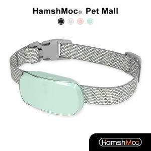 HamshMoc Smart Dog Collar Electric Anti-Bark Adjustable Pet Collar Waterproof Automatic Stop Barking USB Charge For Dogs Training
