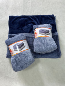 Thickened Double Layer Single Fleece Blanket High Grammage Skin-friendly Warmth Absorbent Sweat Heat Generating Home Use Blanket