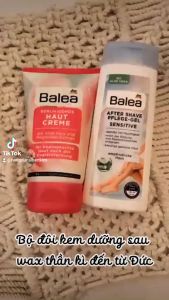 Kem dưỡng sau tẩy lông sau wax lông Balea hàng nội địa Đức - 125ml