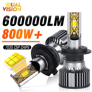 800W Turbo H7 H4 H3 LED CANBUS 880 9005 9006 HB3 HB4 H8 H9 H11 Car Headlight Bulbs 600000LM Auto Lamp 6000K Car LED with Fan