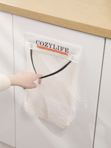 Túi Đựng Rác Nhà Bếp Bằng Nhựa Cỡ Lớn Gắn Tường Túi Lưới Ma Thuật Cho Tủ Đựng Đồ Dùng Nhà Bếp Túi Đựng Rác Nhà Bếp