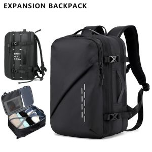 new New vacuum compression large capacity expansion backpack travel backpack waterproof backpack computer bag Free Shipping
